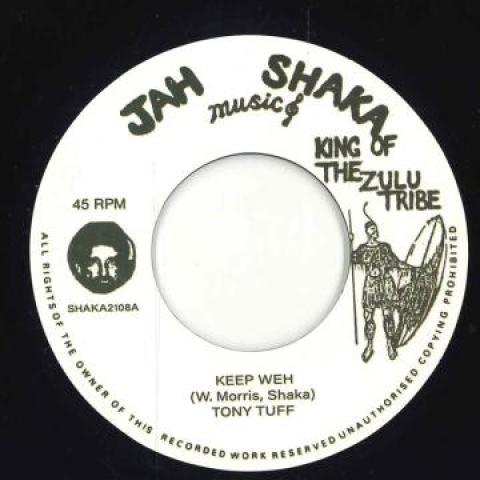 7inch Record TONY TUFF - Keep Weh / Dub Weh SHAKA2108 Jah Shaka 2022 UK Reggae, Ska & Dub