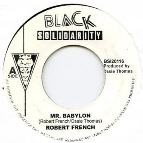7inch Record ROBERT FRENCH - Rebel Girl / Dub BSI20116 Black Solidarit UK Reggae, Ska Dub