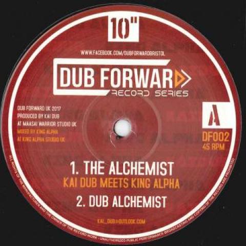 10inch Record KAI DUB, KING ALPHA - Roaring Lion; Roaring Dub / Alchemi DF002 Dub Forward 2018 UK Reggae, Ska & Dub