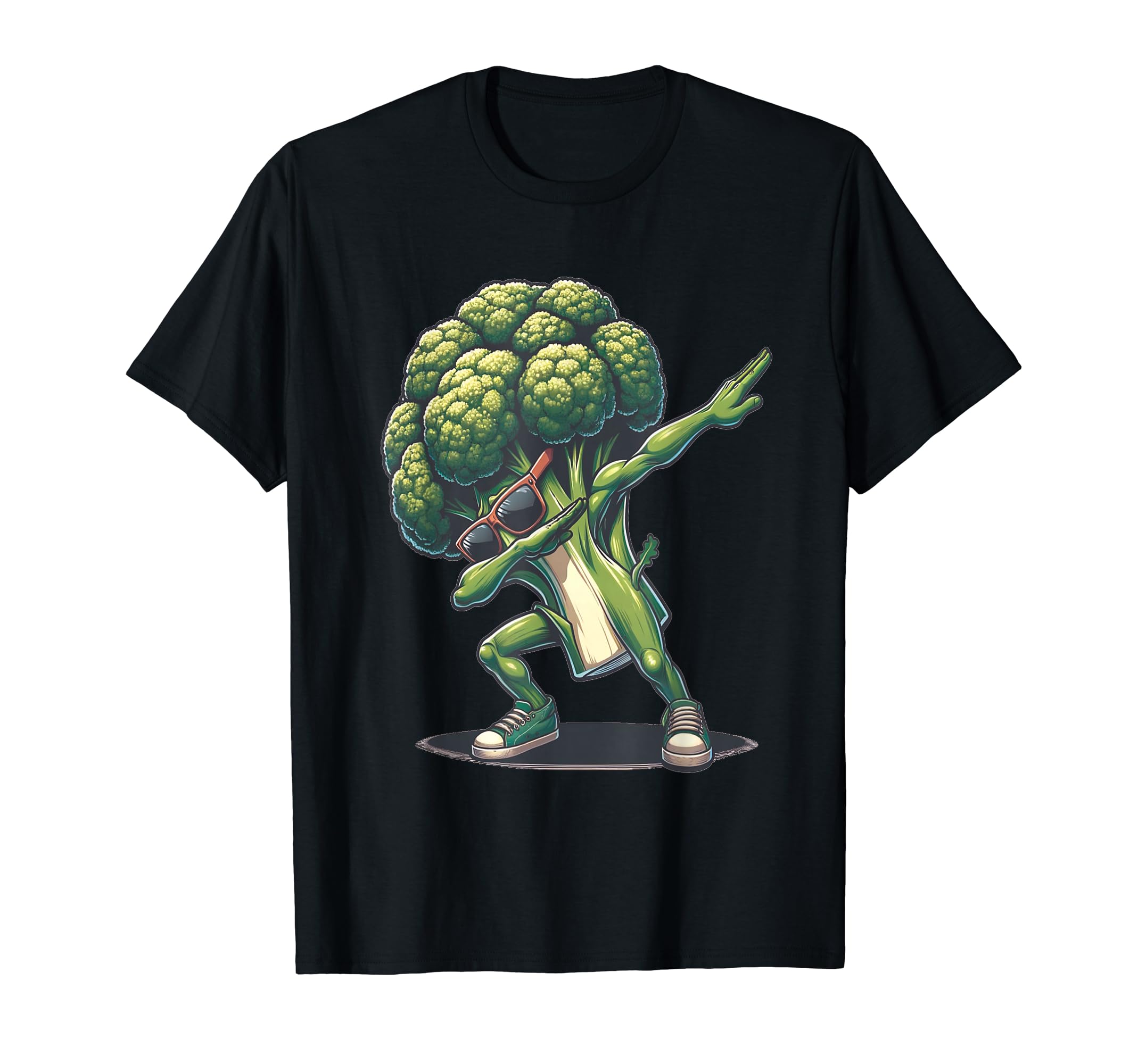 Dub Broccoli Dance Dub Broccoli Vegetable T-Shirt
