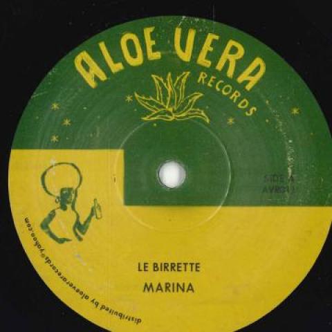 7inch Record LE BIRRETTE - Marina AVR011 Aloevera Record 2022 UK Reggae, Ska & Dub